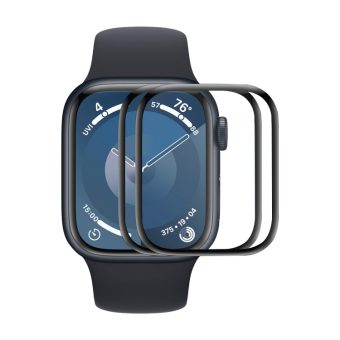 Skjermbeskytter 3D, 2 stk, til Apple Watch Serie 10 og 11 (46 mm)