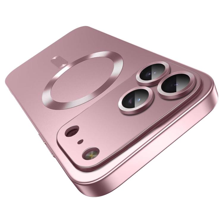 Tynt MagSafe-deksel med metallic finish til iPhone 17 Pro og 18 Pro – Rosa