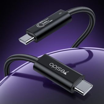 Yesido CA211 Thunderbolt 5-kabel med USB-C i begge ender